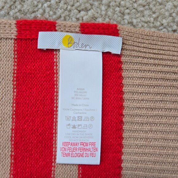 NWOT Boden 100% Cashmere Scarf - Picture 4 of 10